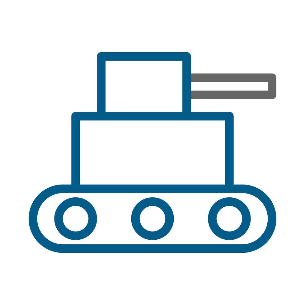 Tank icon, military concept. Army and war symbol. vector