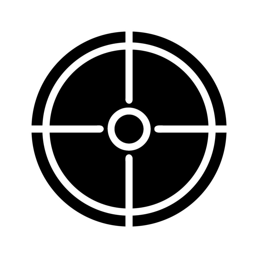 Target icon. Concept of aim, goal, and focus. vector