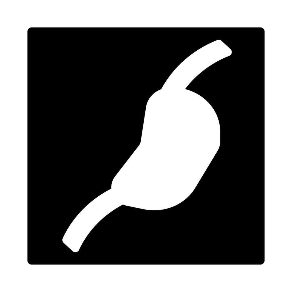 Human stomach icon. Concept of health, digestion, and internal organs. vector
