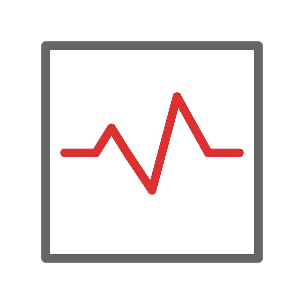 Heartbeat pulse line icon. Concept of healthcare, medical, and cardiology. vector