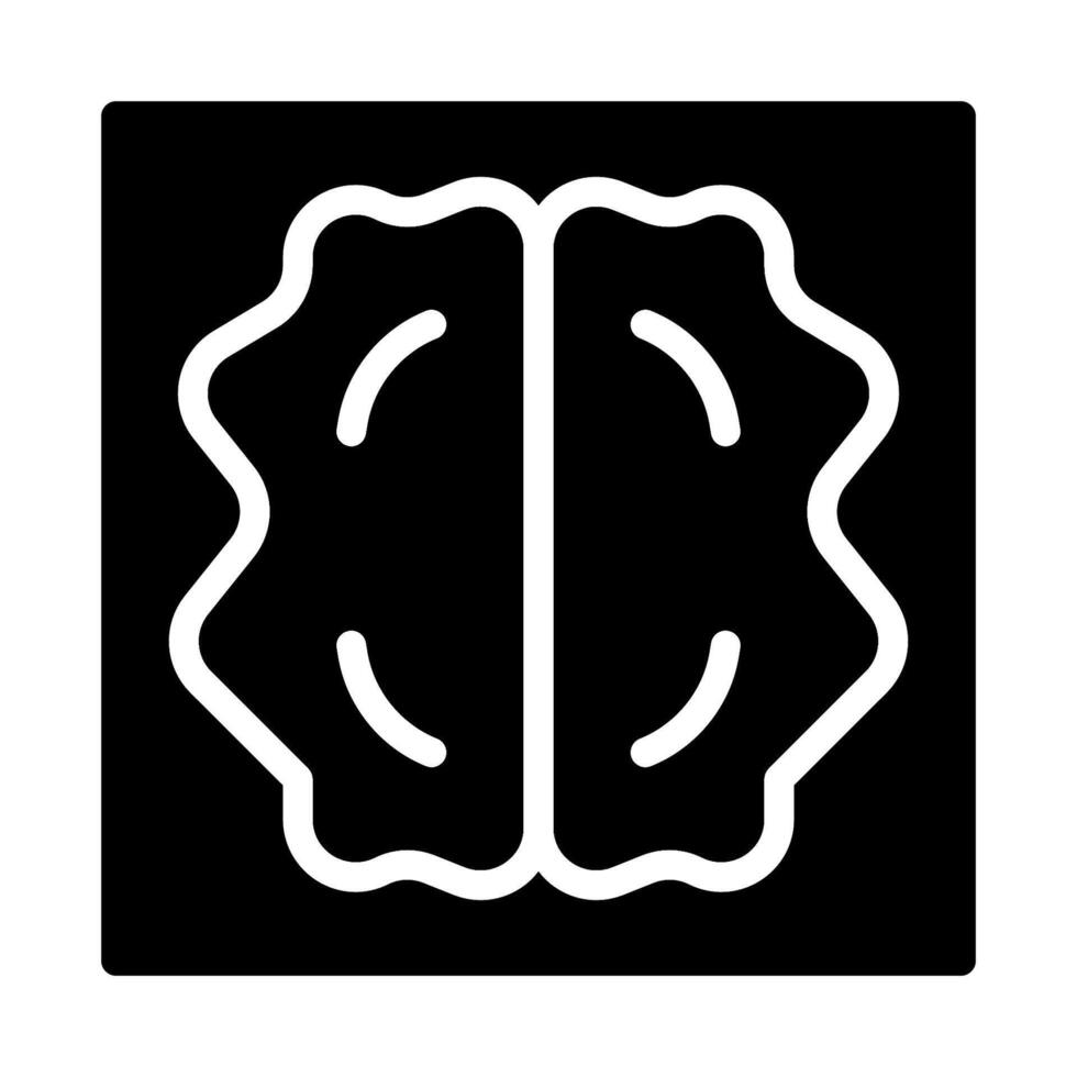 Brain icon, top view. Concept of human intelligence, mental health, and psychology. vector