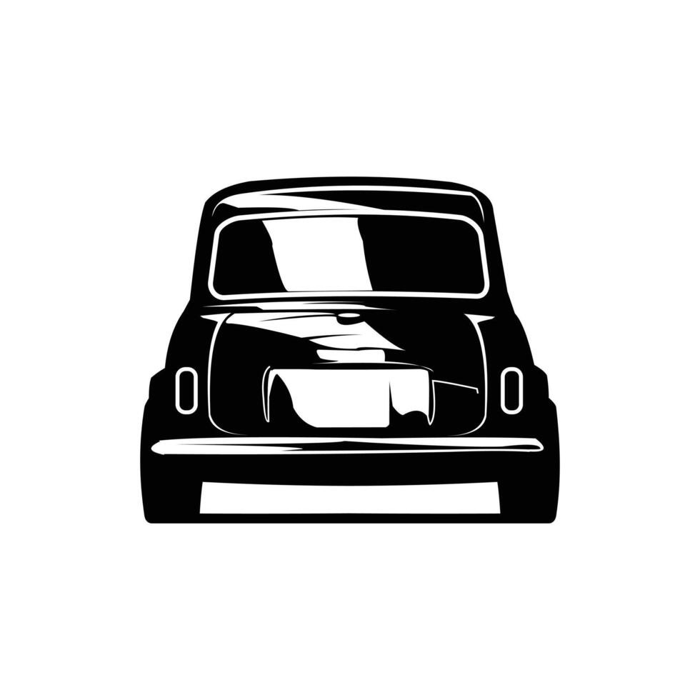 Vintage Morris Car logo - illustration, emblem design on white background vector