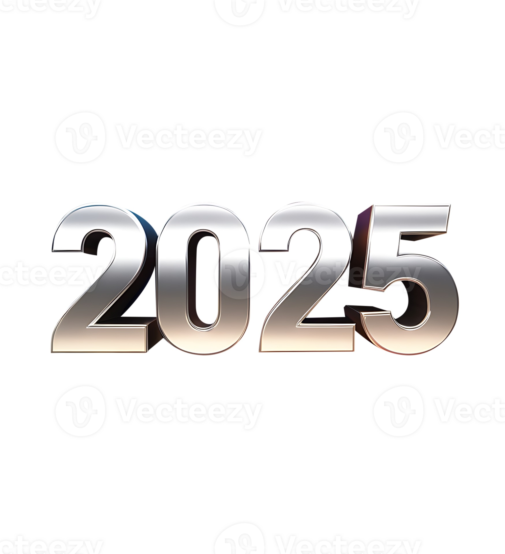 2025 new year text on transparent background 54335143 PNG