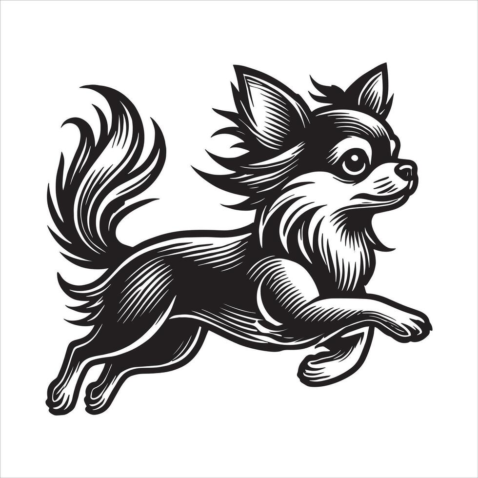 Tiny but Mighty Exploring the Chihuahua Breed vector