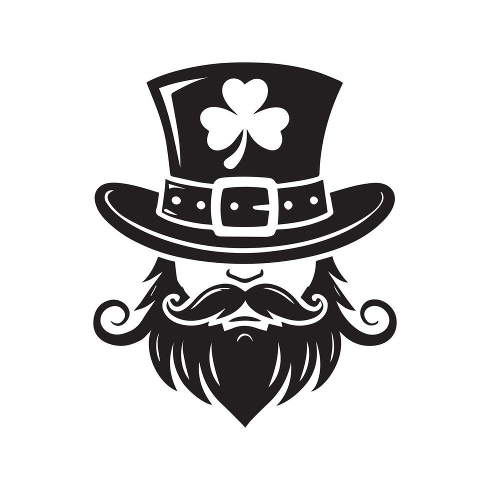 Magical Rainbow Leprechaun vector