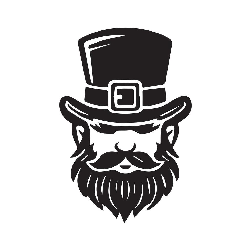 Dancing with a Leprechaun vector