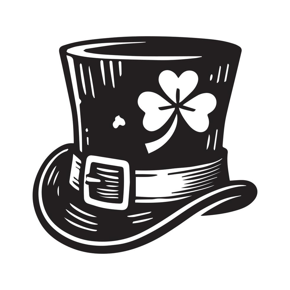 Mischievous Leprechaun Hat vector
