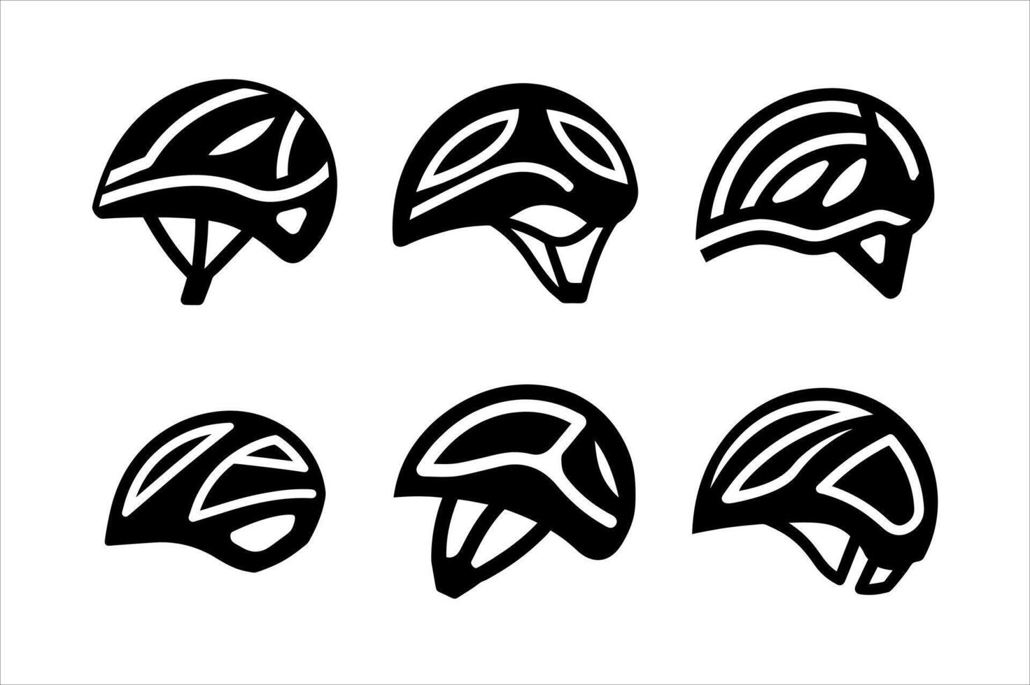 Bicycle helmet icon vector