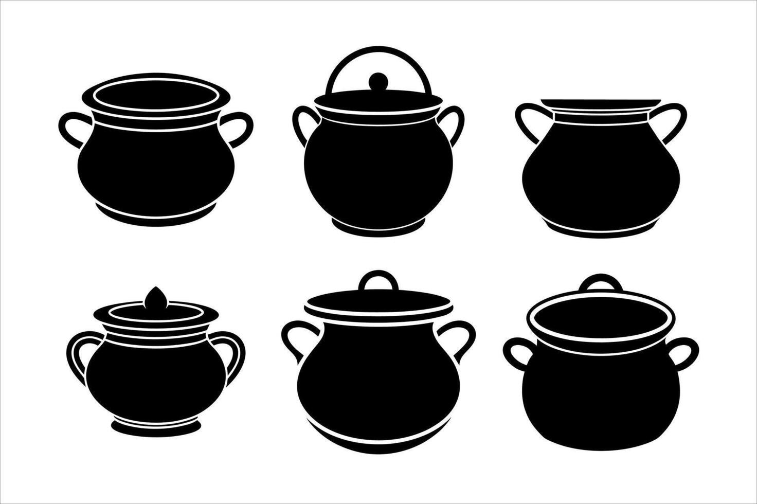 Pot icon design vector