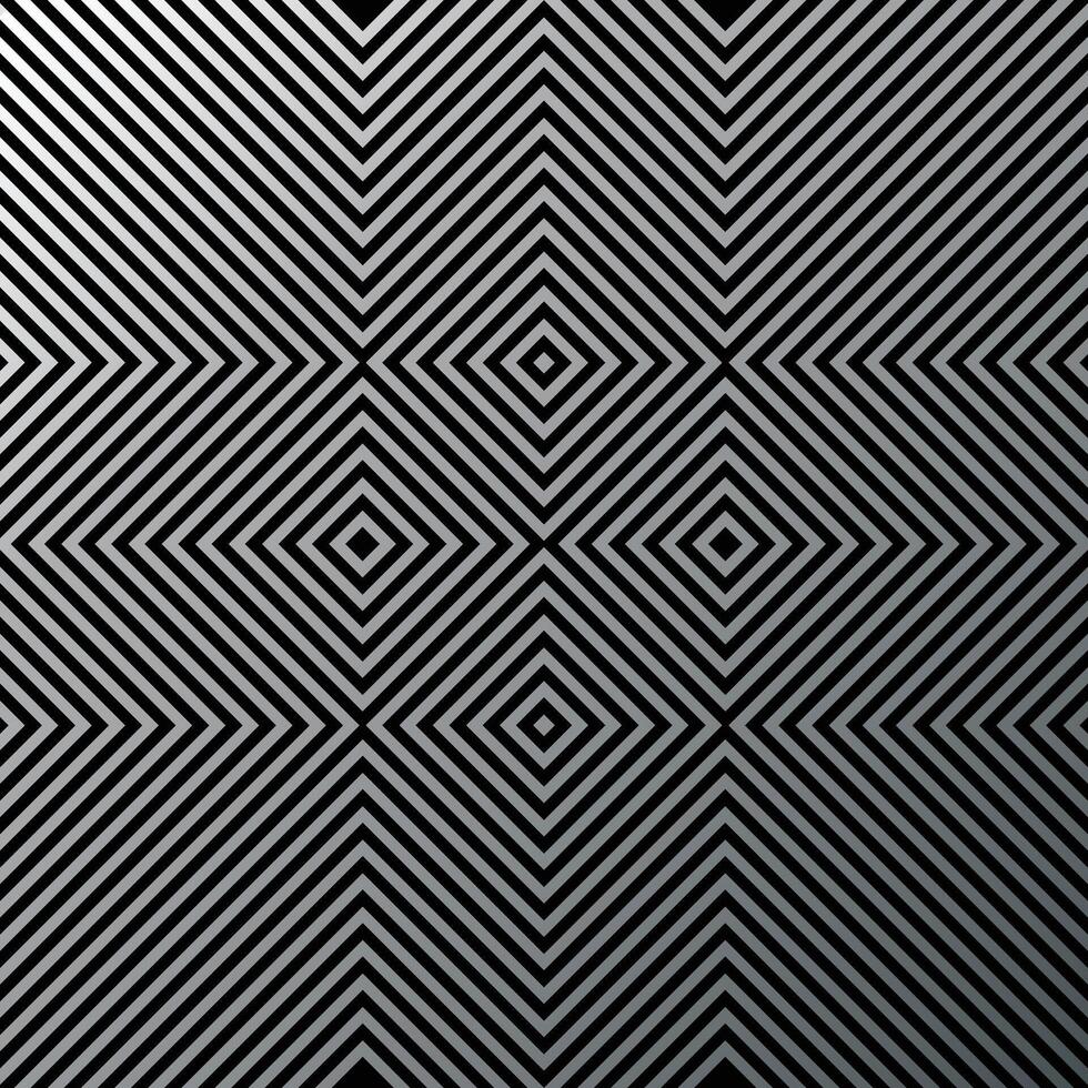 Diamond-shaped Minimal Pattern With Clean Lines In Black And White, Modern And Simple vector