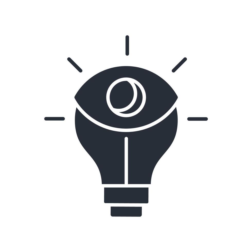 Visual icon. .Editable stroke.linear style sign for use web design,logo.Symbol illustration. vector