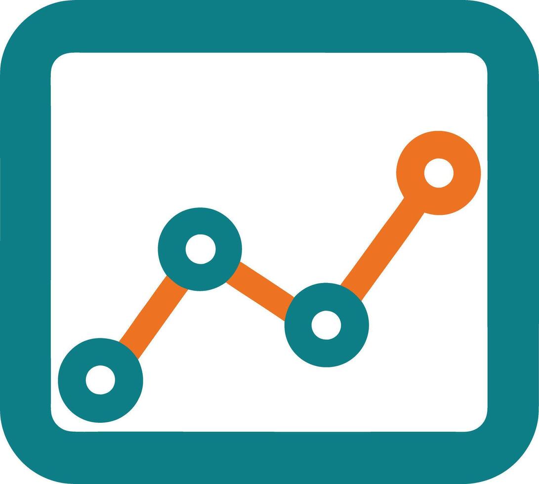 Simple Data Graph Chart Business Analytics, Growth, Progress, Trends, Statistics vector
