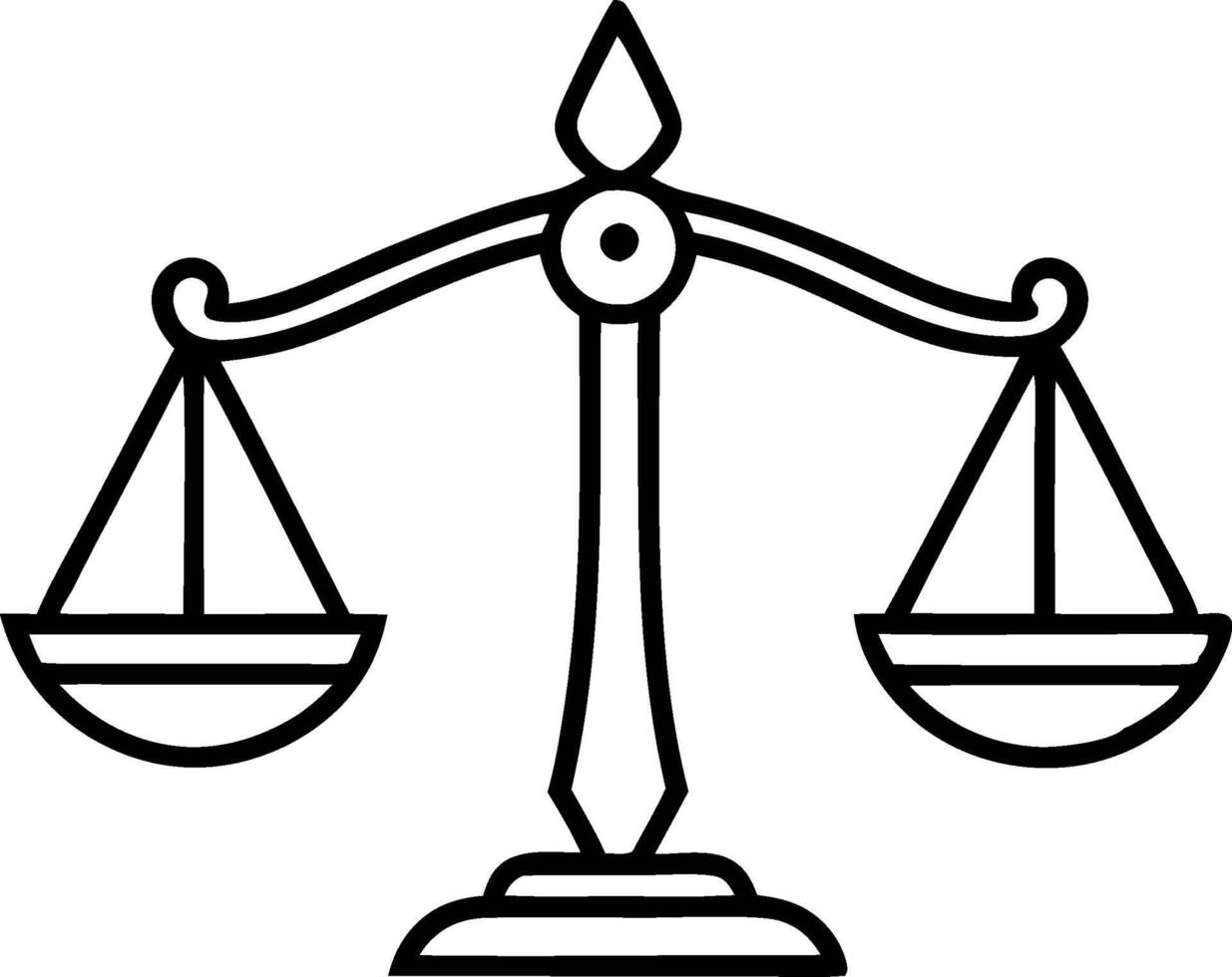 Scales of Justice Balance, Law, Equilibrium, Equality, Fairness, Equity, Judgment, Impartiality, Wei vector