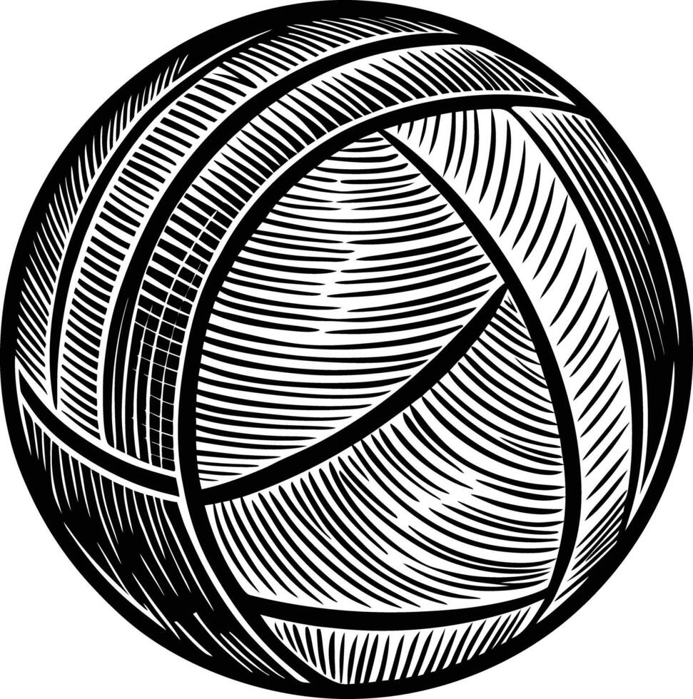 Volleyball ball illustration vector