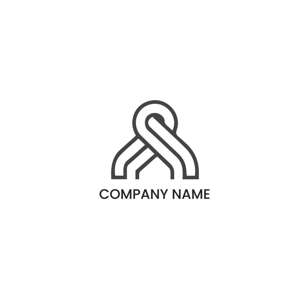 Abstract letter A logo design icons for business of luxury, elegant, simple. A Letter Logo for business and company identity vector