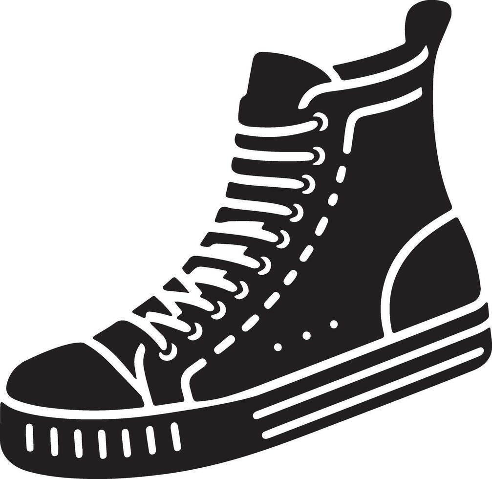 Sneaker icon illustration vector