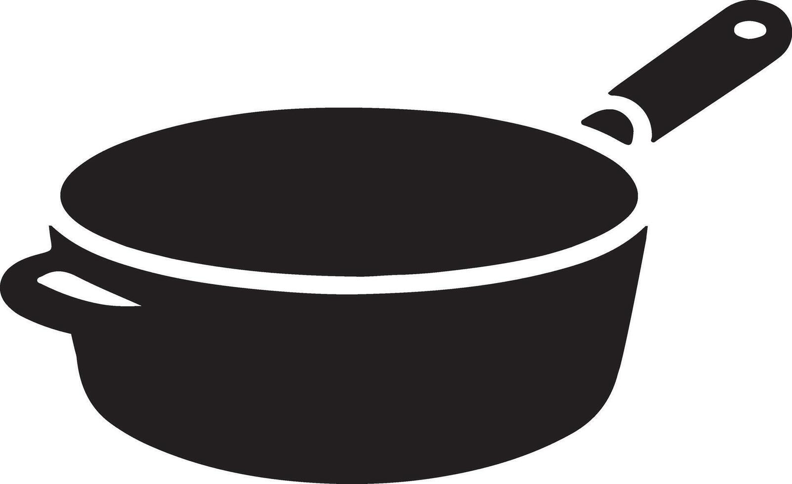 Pot and pan icon illustration vector