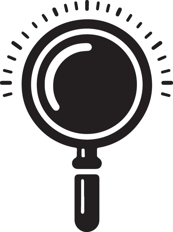 Magnifying glass icon illustration design vector