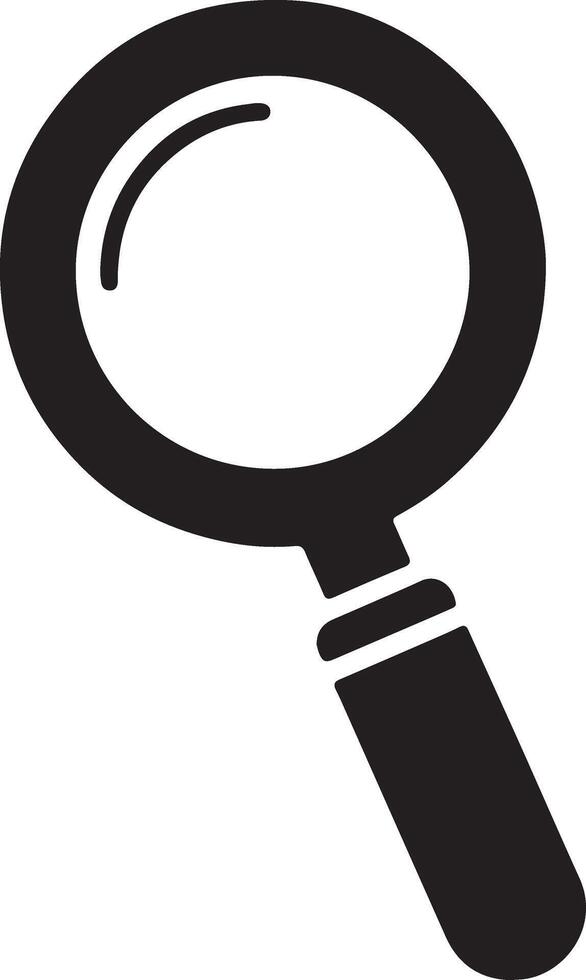 Magnifying glass icon illustration vector