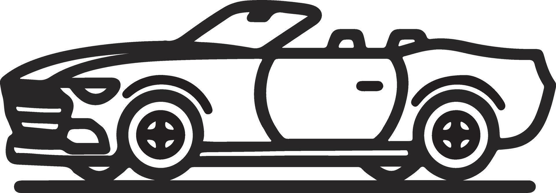 Car icon on white background vector