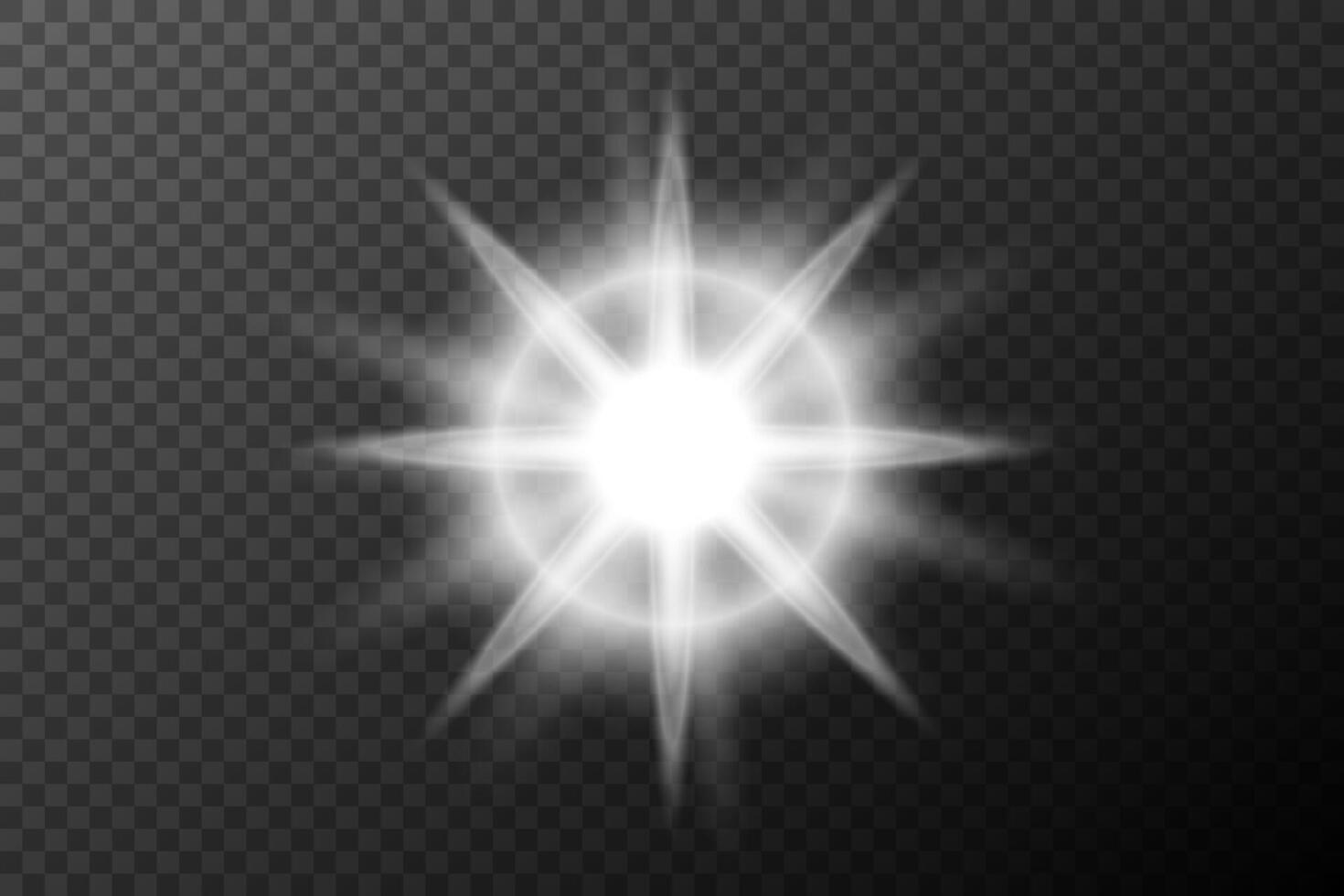 a white starburst vector