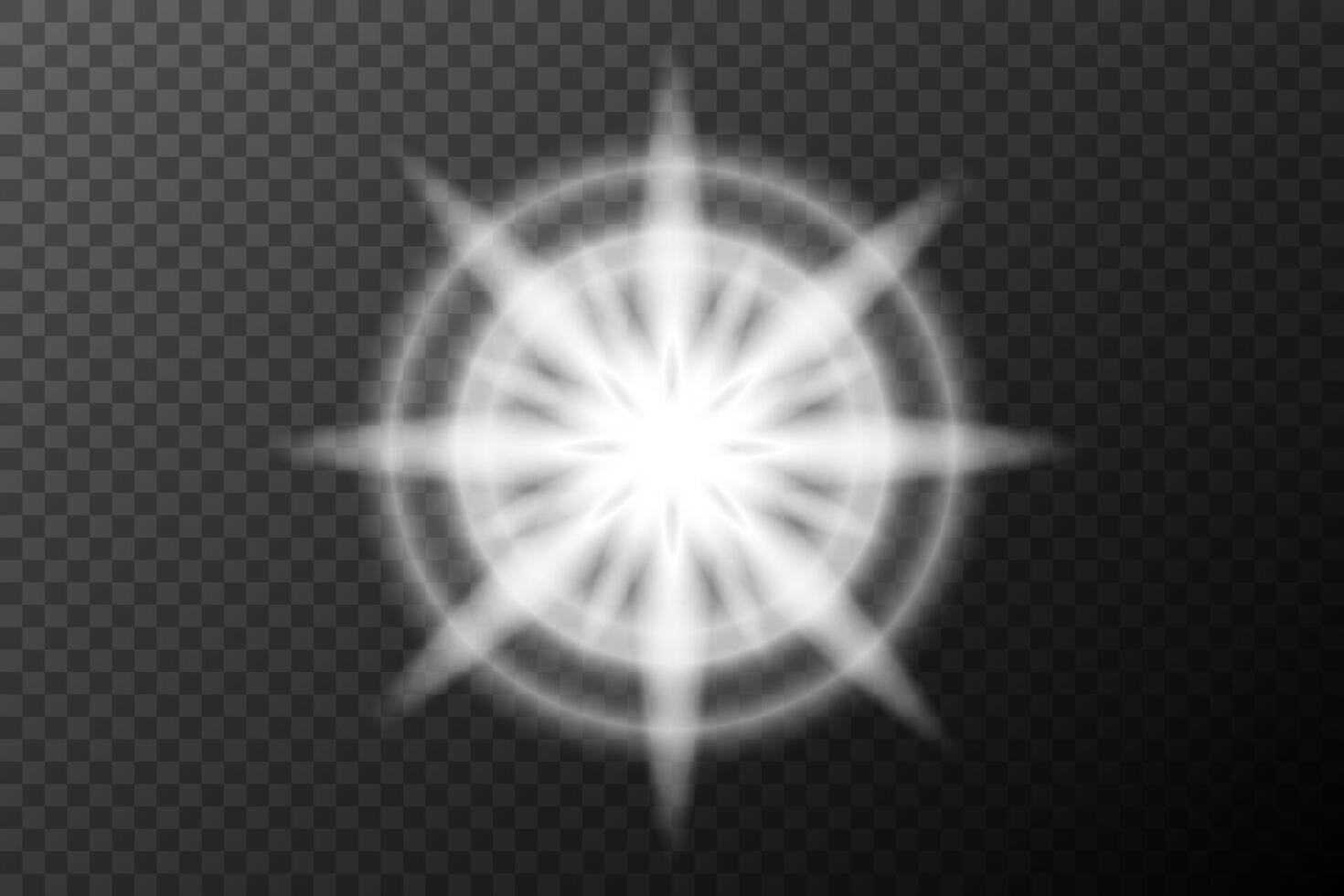 a white starburst on background vector