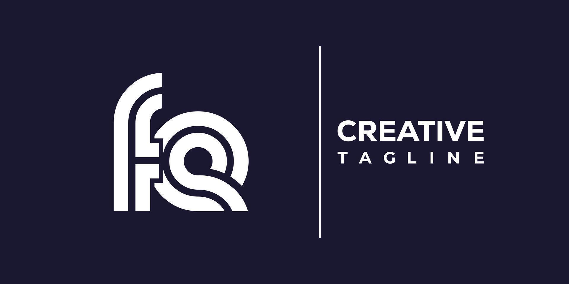 fe abstract minimalist letters Logo Monogram. vector