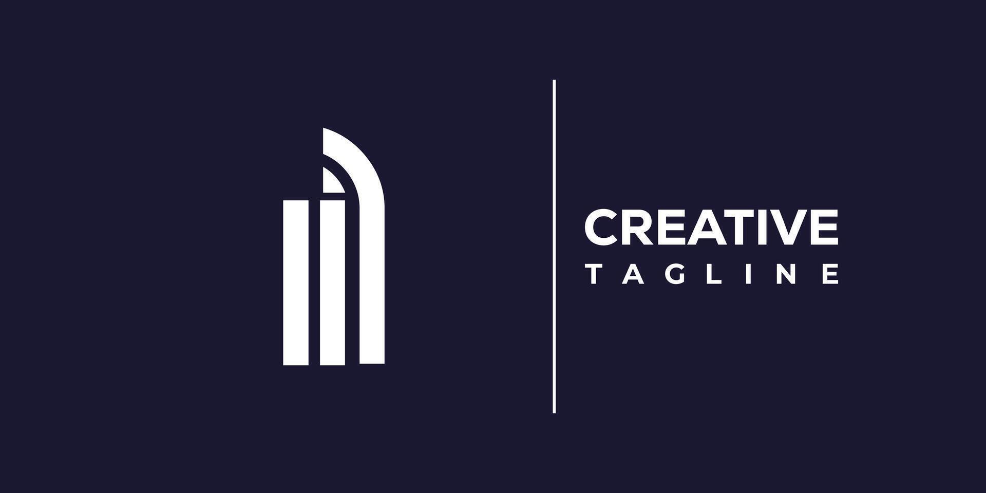 il abstract minimalist letters Logo Monogram. vector