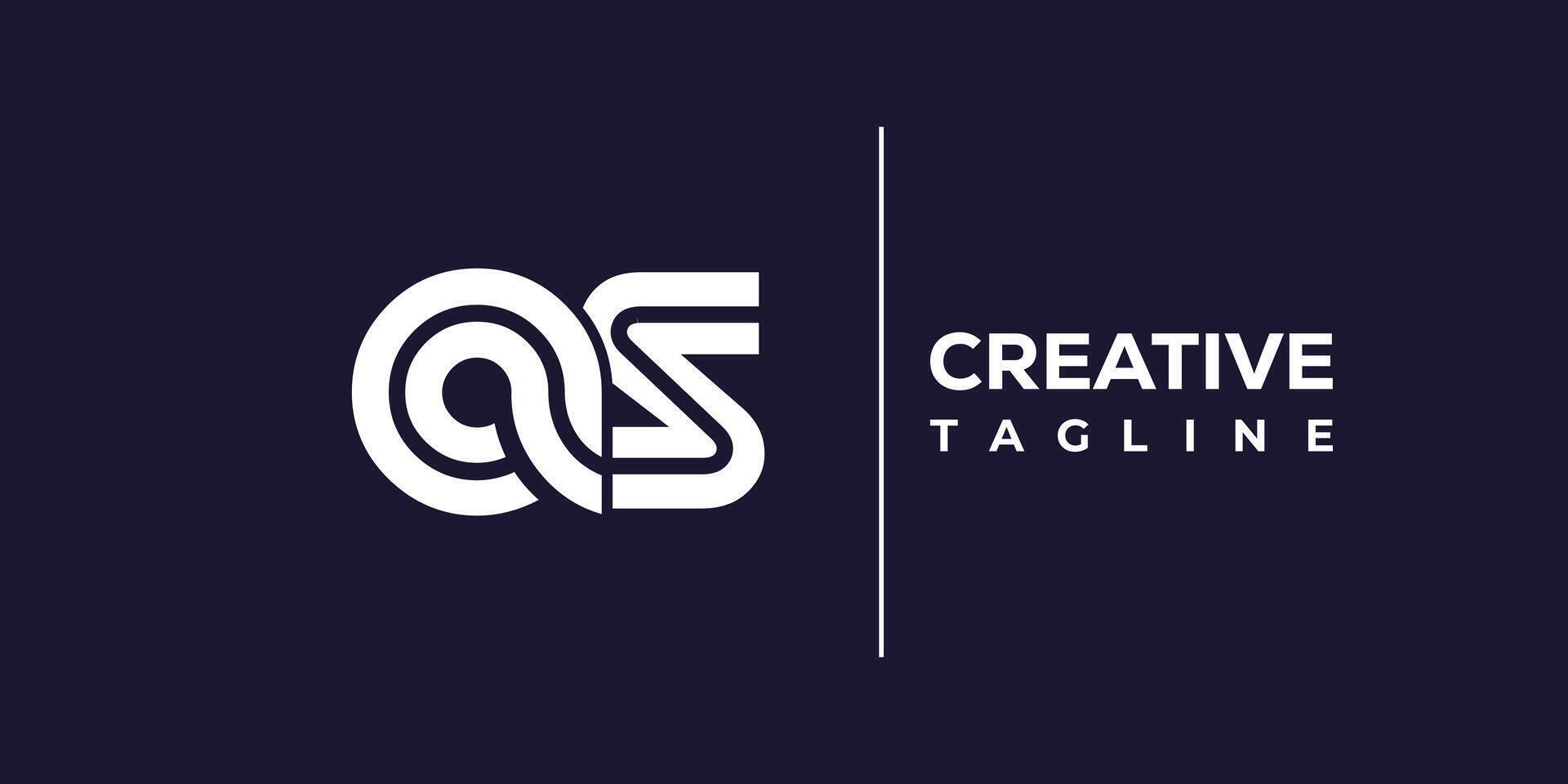 as abstract minimalist letters Logo Monogram. vector