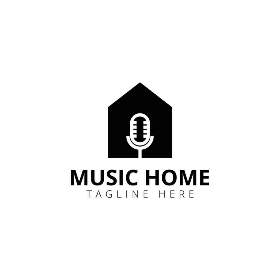 music home logo vector
