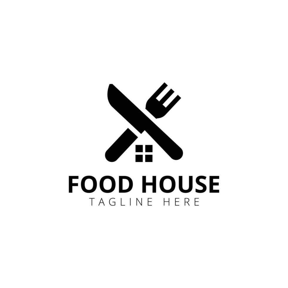 food house logo vector