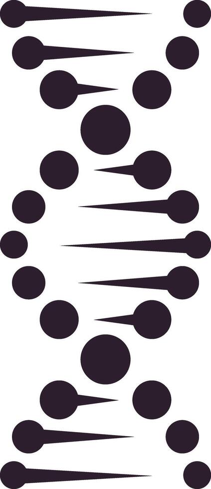 Dna helix rotating and forming a double helix structure, creating a dynamic representation of genetic information and biological processes on a clean white background vector