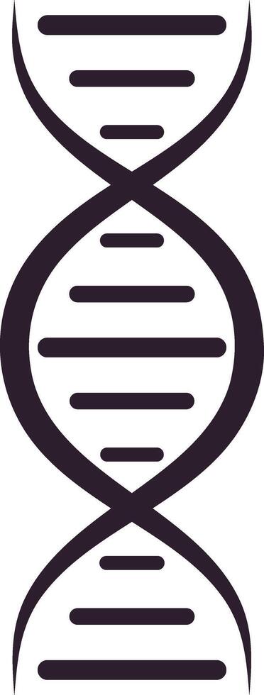Stylized DNA strand representing the intricate concepts of genetic code, genome structure, chromosomes, heredity, and biological inheritance, highlighting the essence of life vector