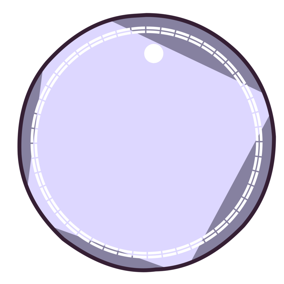 price tag with round shape png