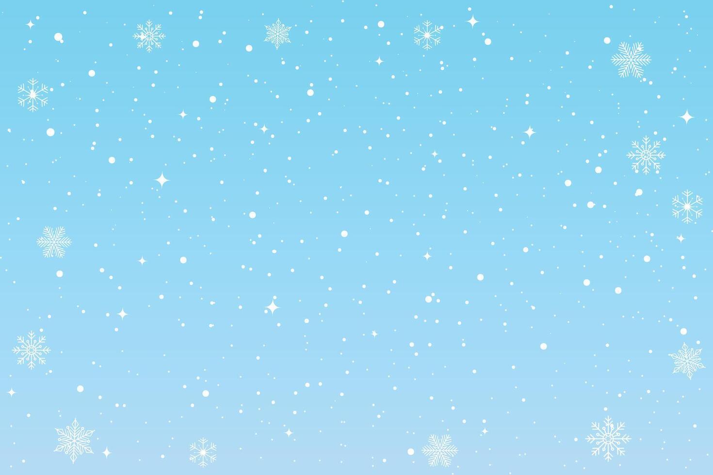 Winter background. Falling snowflakes. Snowfall, snow. Christmas snow. vector