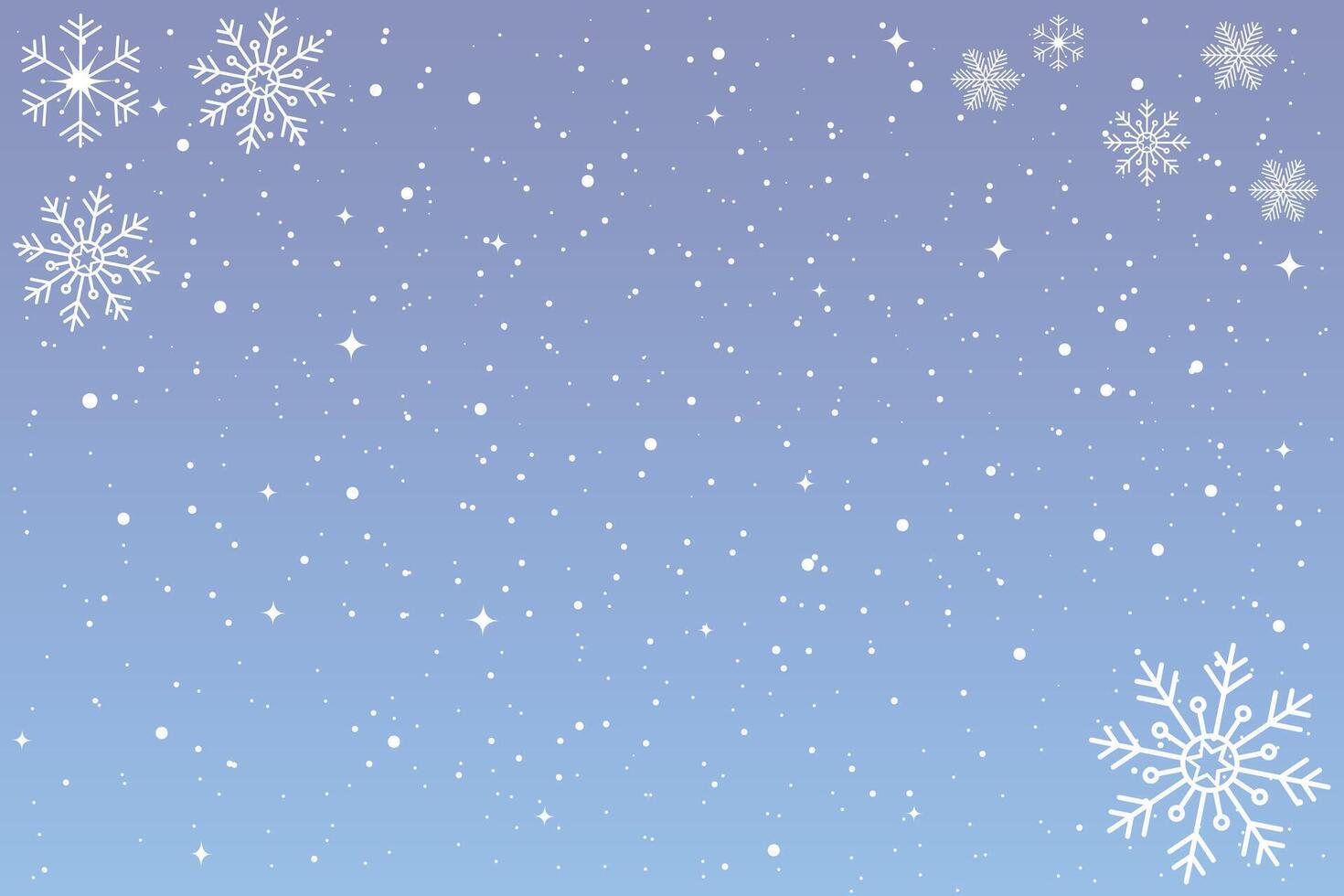 Winter background. Falling snowflakes. Snowfall, snow. Christmas snow. vector