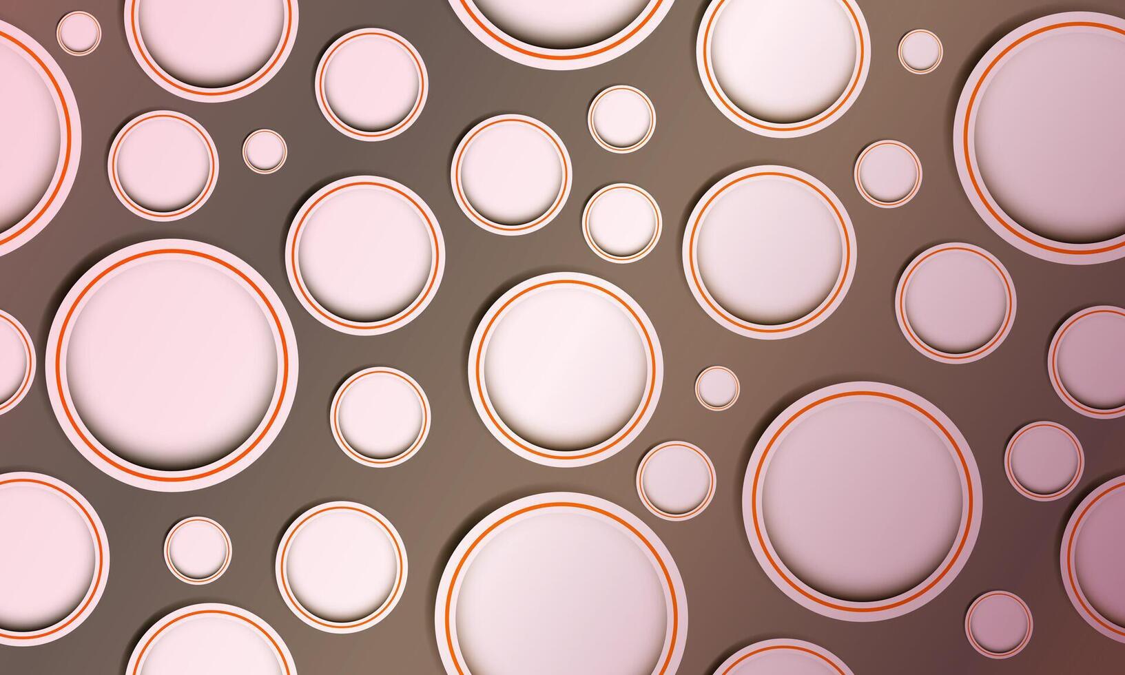 seamless pattern with circles. retro style background with copy space. artistic wallpaper. vector