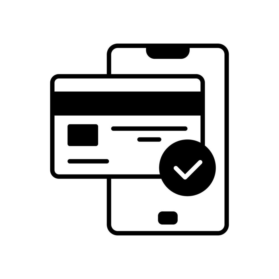 Transaction confirmation icon for online payment vector