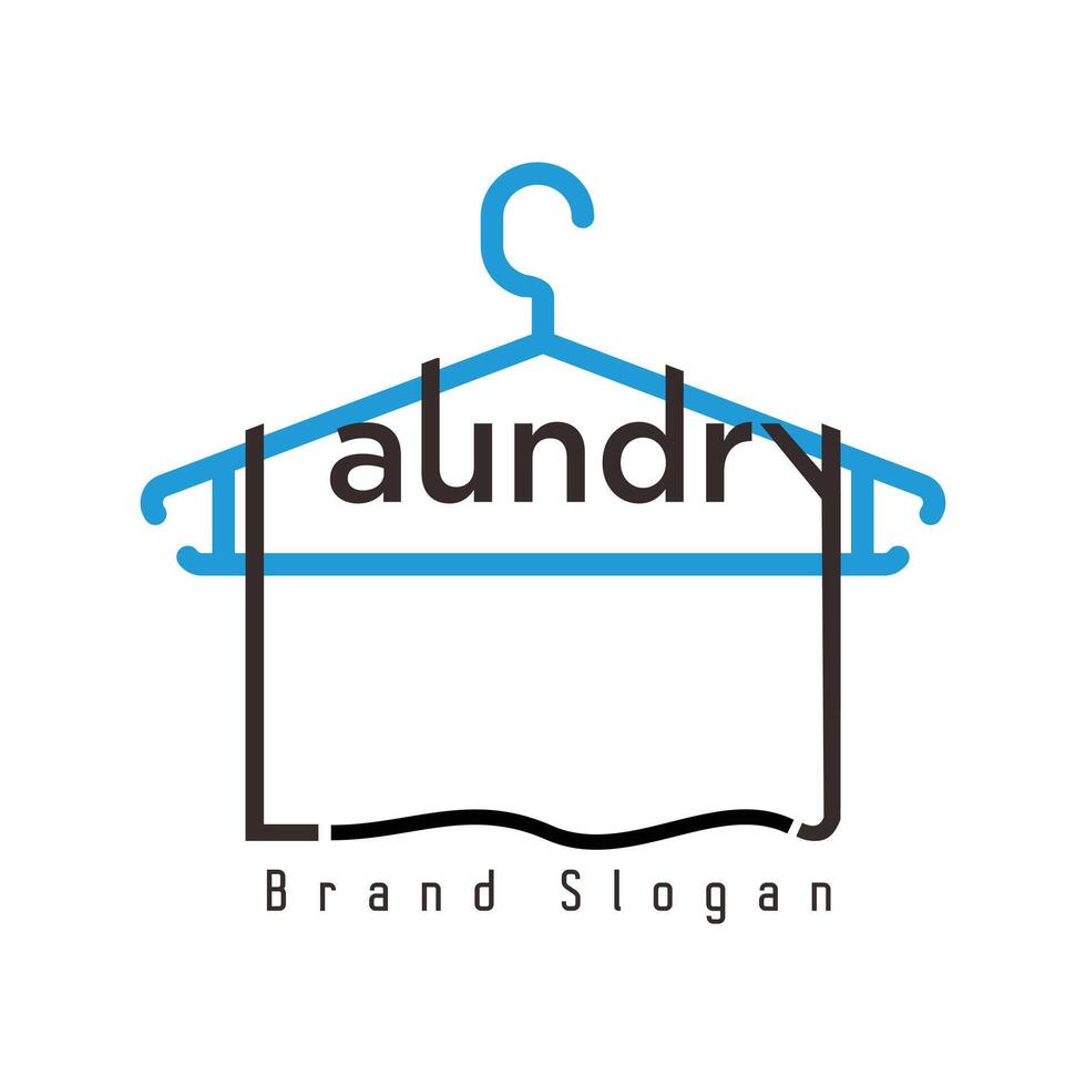Laundry or clean laundry logo vector