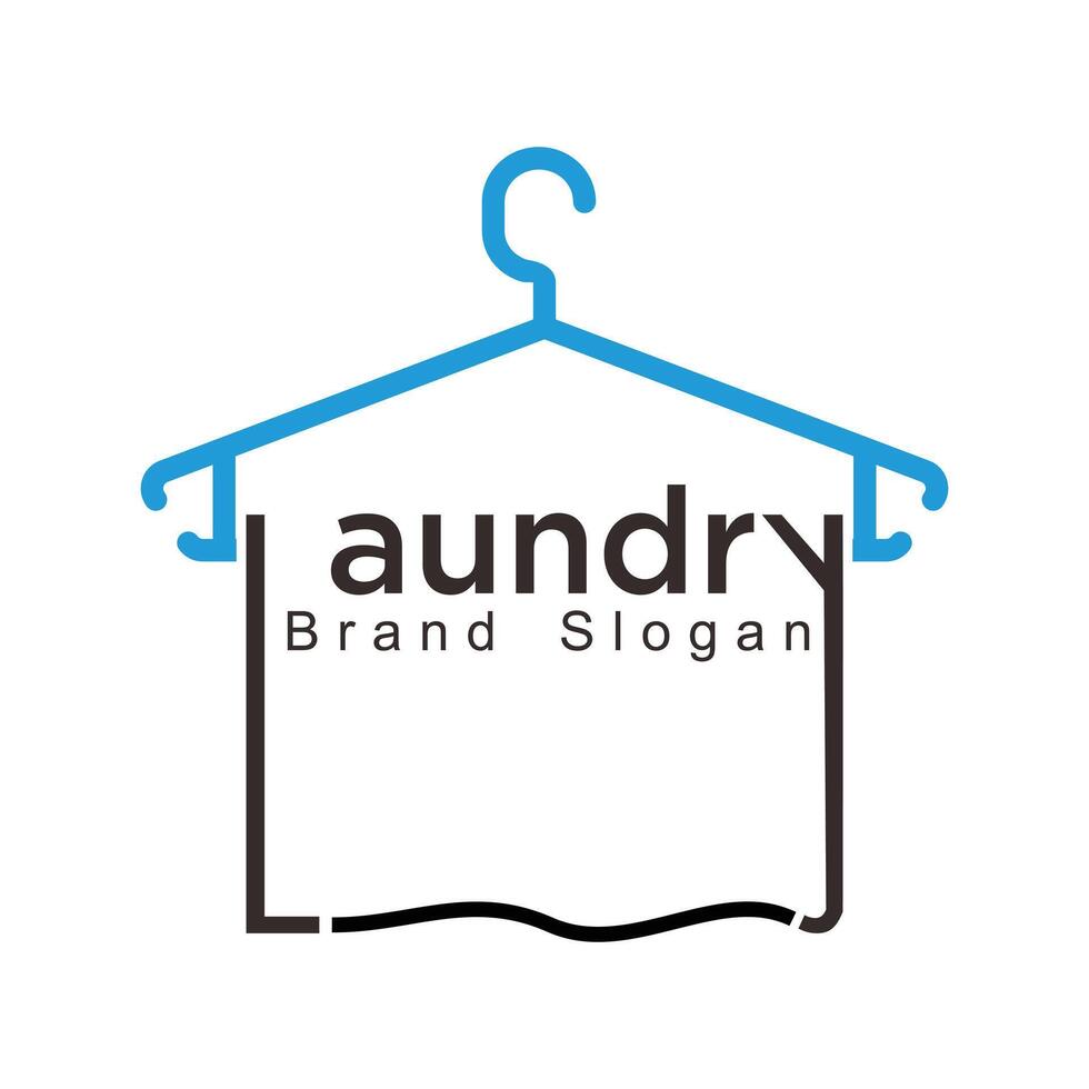clean laundry logo vector
