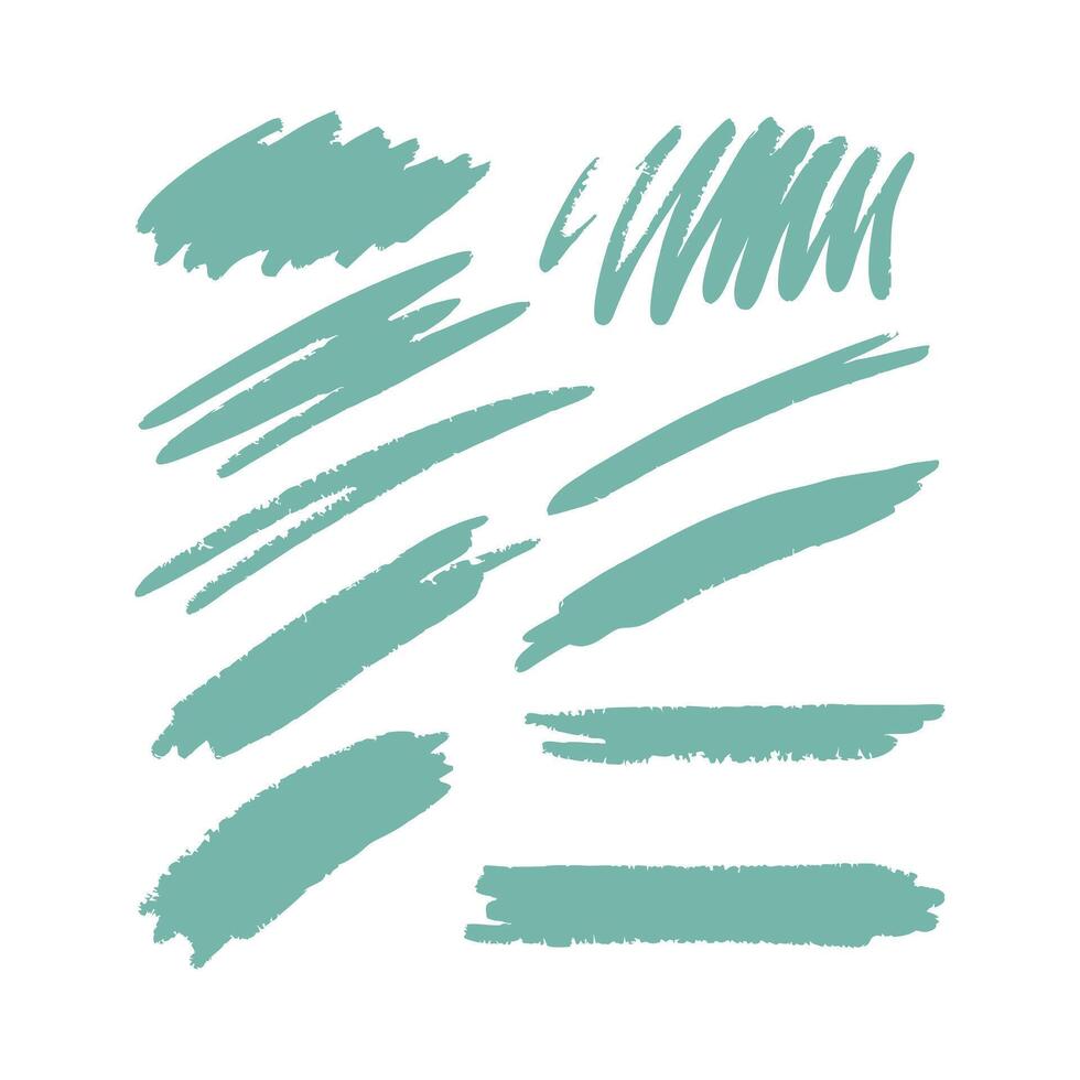 Ink Brush Stroke collection vector