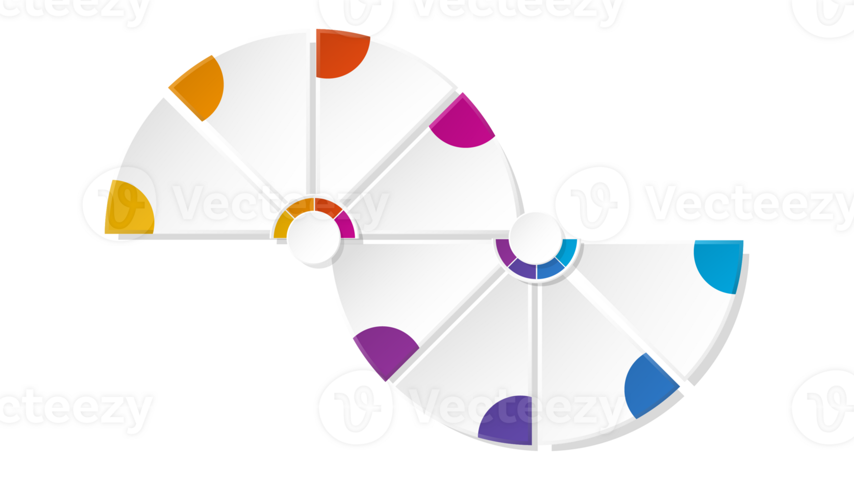 Infographic with 8 steps, process or options. png