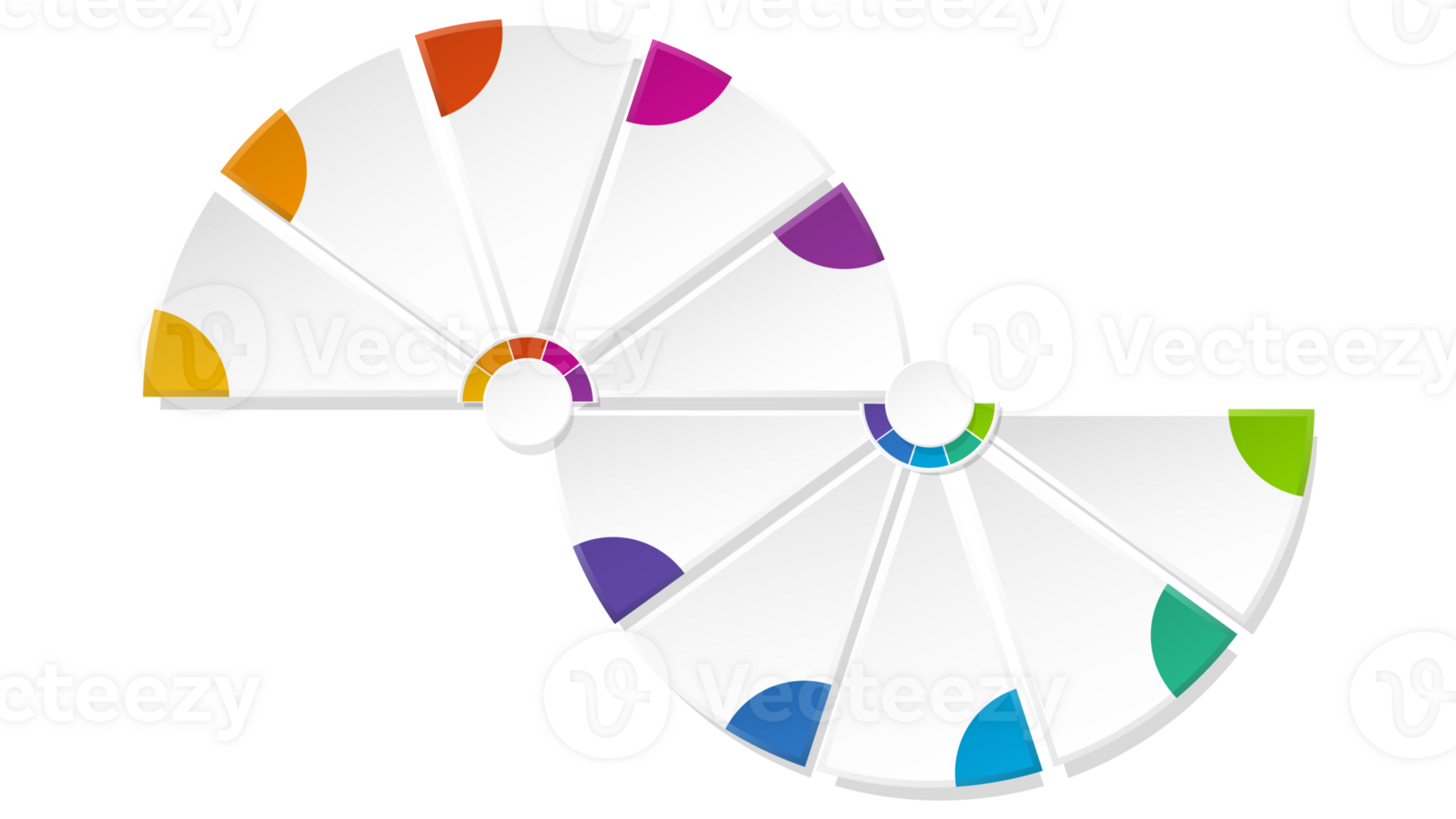 Infographic with 10 steps, process or options. png