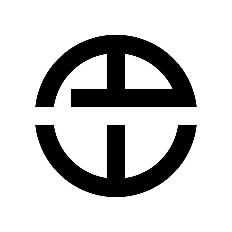 Monogram Letter AE Symbol Logo. Suitable for brands or companies that want to highlight a unique identity vector