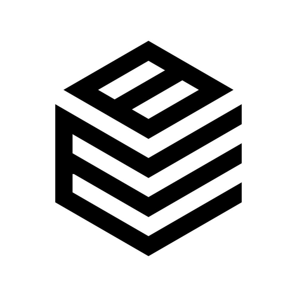 Letter BM logo. with a monogram style suitable for companies and businesses. vector