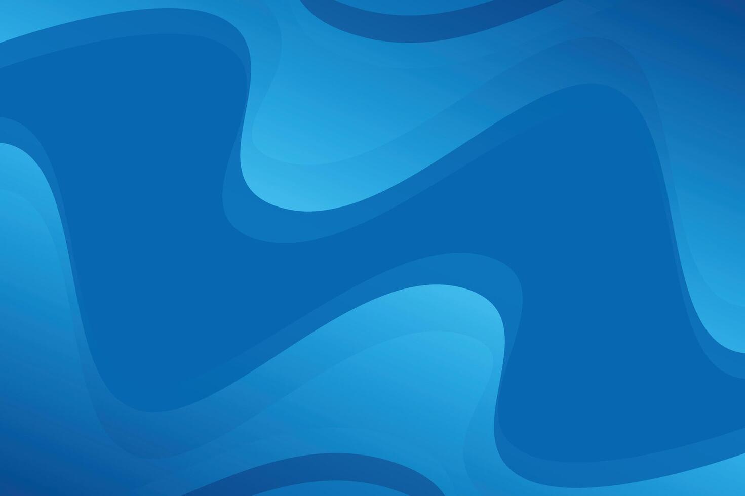 abstract blue wave template background vector