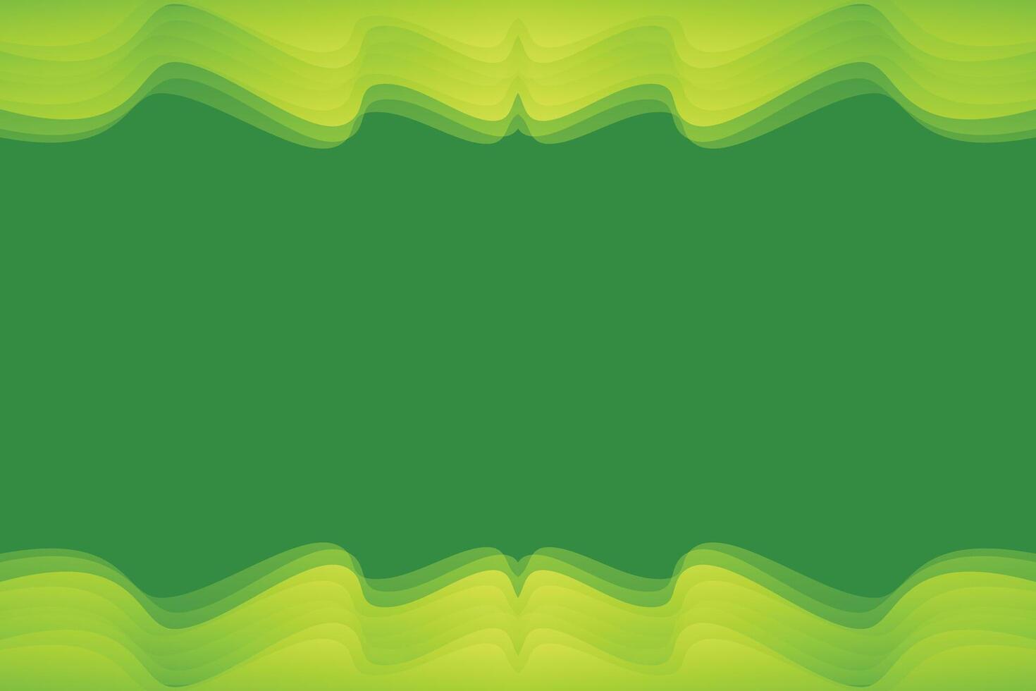 abstract green fluid wave background vector