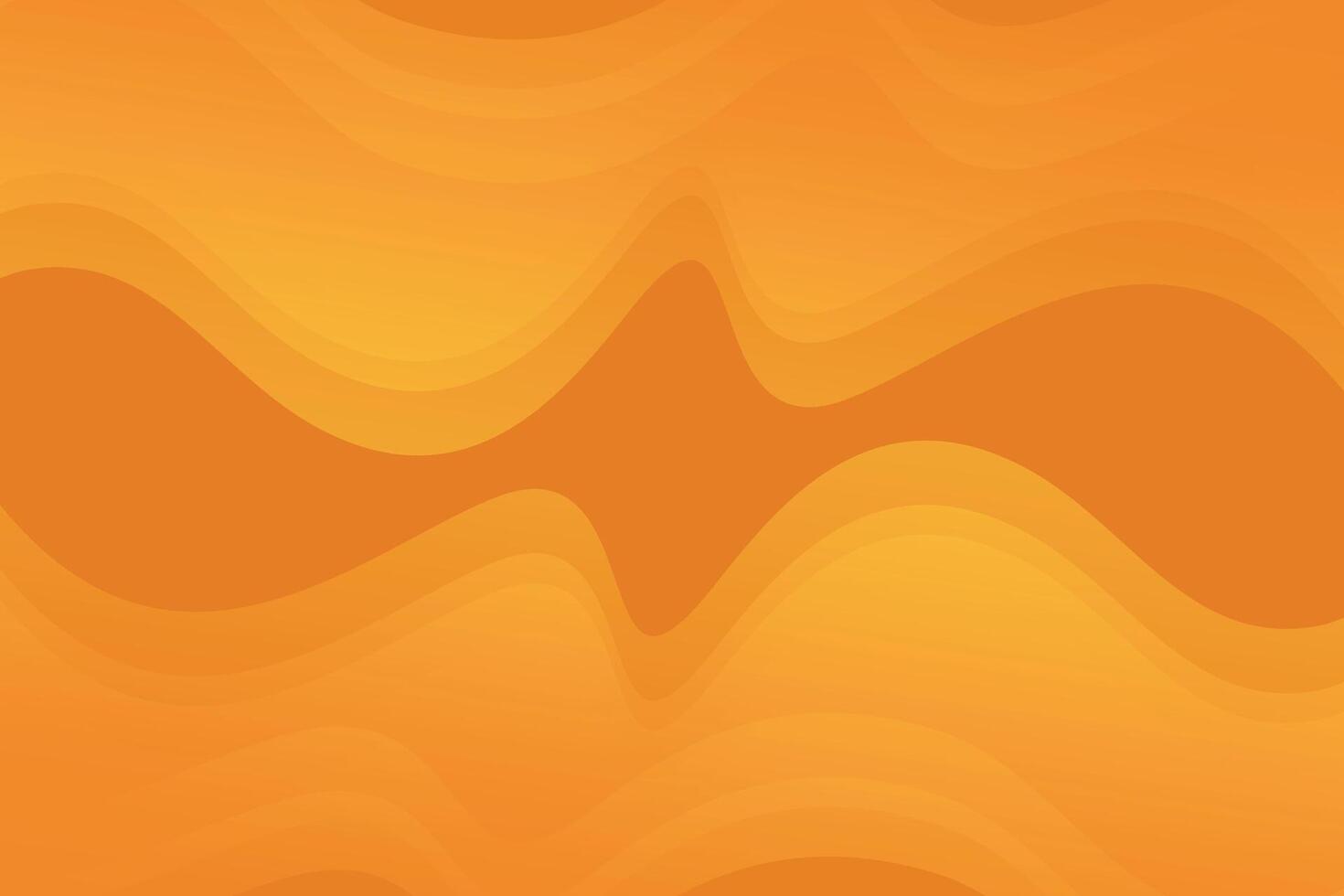 abstract gradient yellow wave background vector