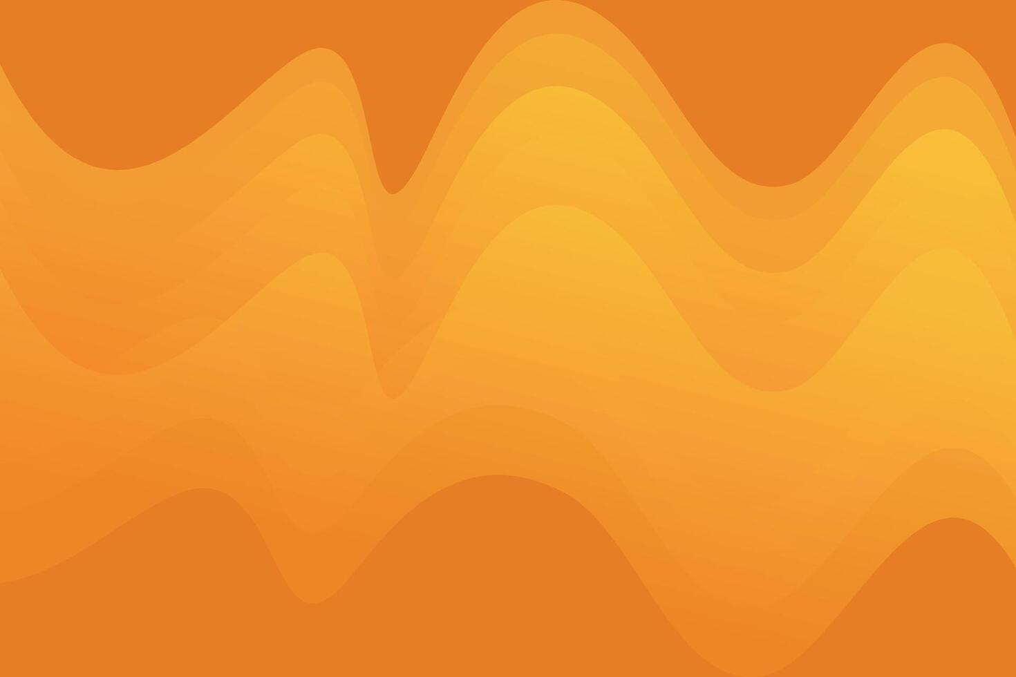 yellow fluid wave template background vector
