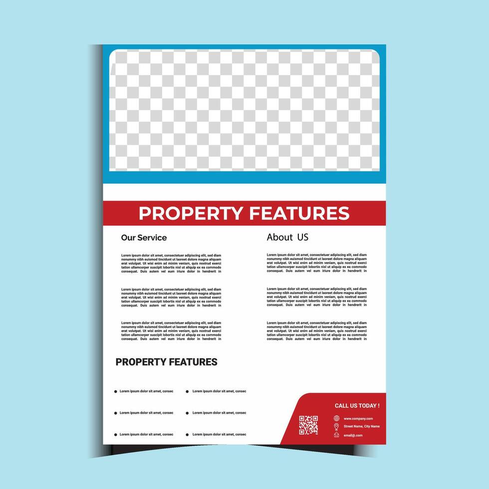 Real Estate Flyer For Improving Business vector
